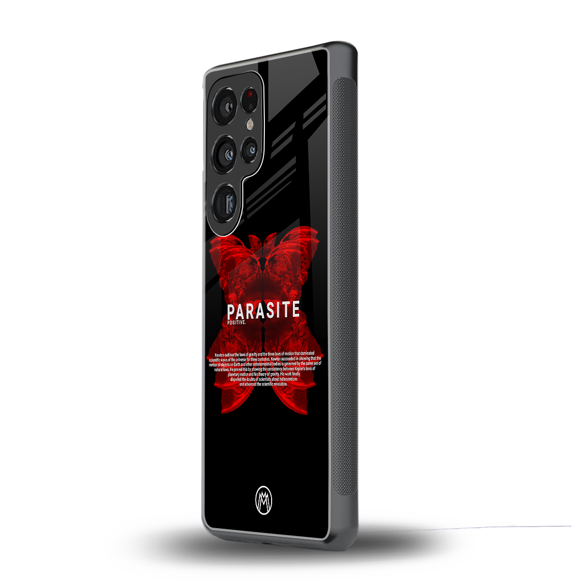 parasite positive back phone cover | glass case for samsung galaxy s25 ultra