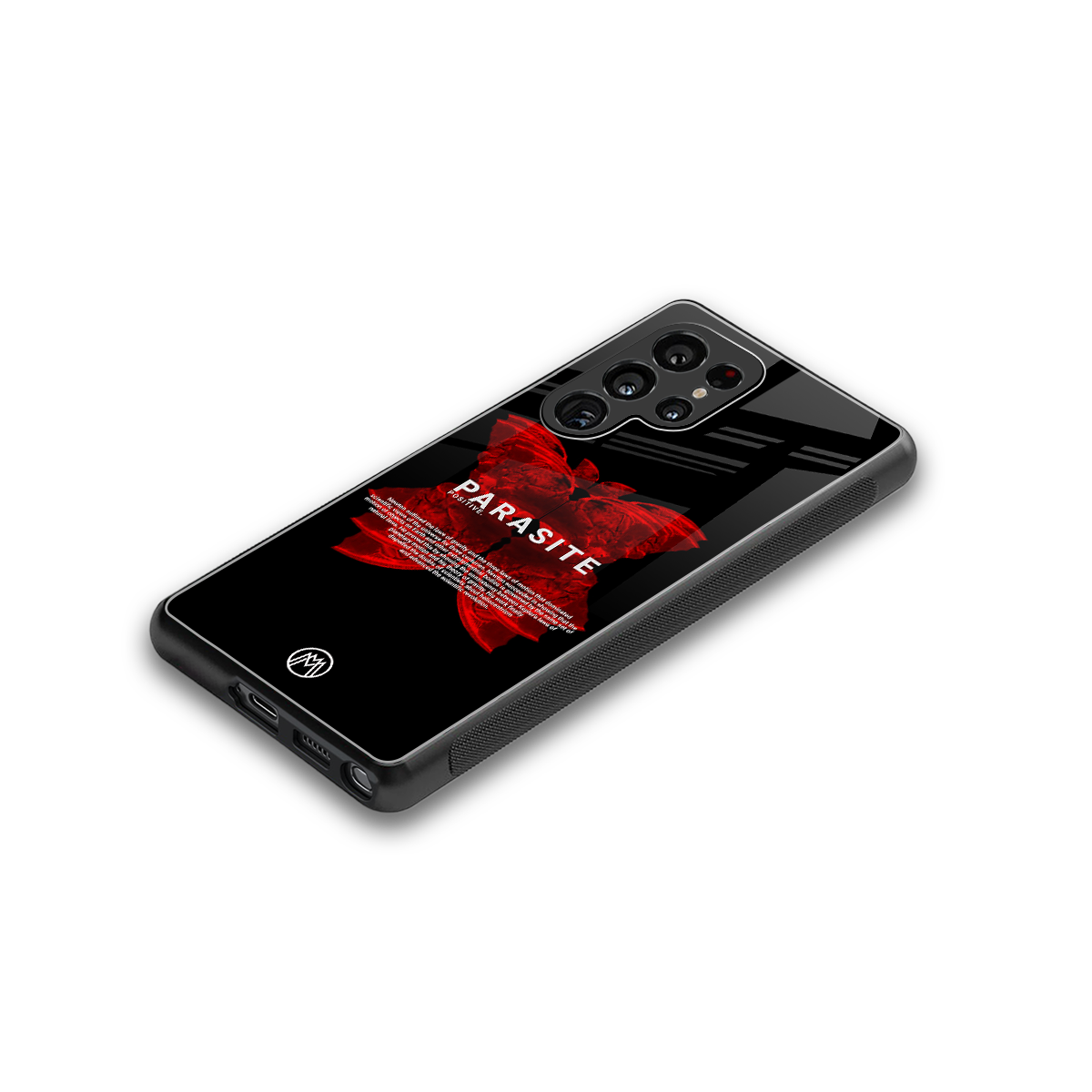 parasite positive back phone cover | glass case for samsung galaxy s25 ultra