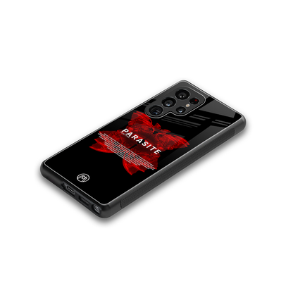 parasite positive back phone cover | glass case for samsung galaxy s25 ultra