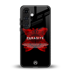 parasite positive back phone cover | glass case for samsung galaxy s24