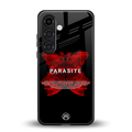 parasite positive back phone cover | glass case for samsung galaxy s24 plus