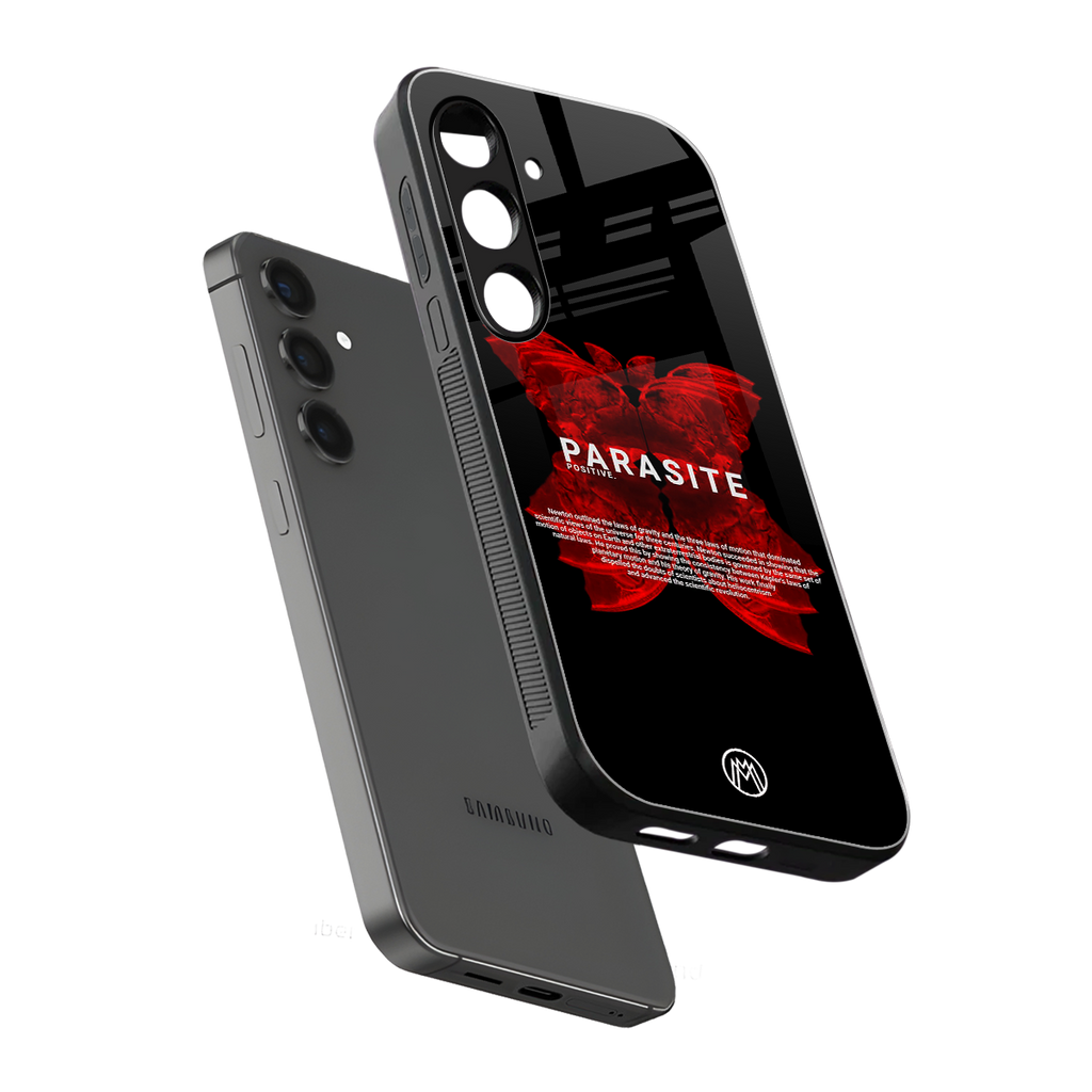 parasite positive back phone cover | glass case for samsung galaxy s24