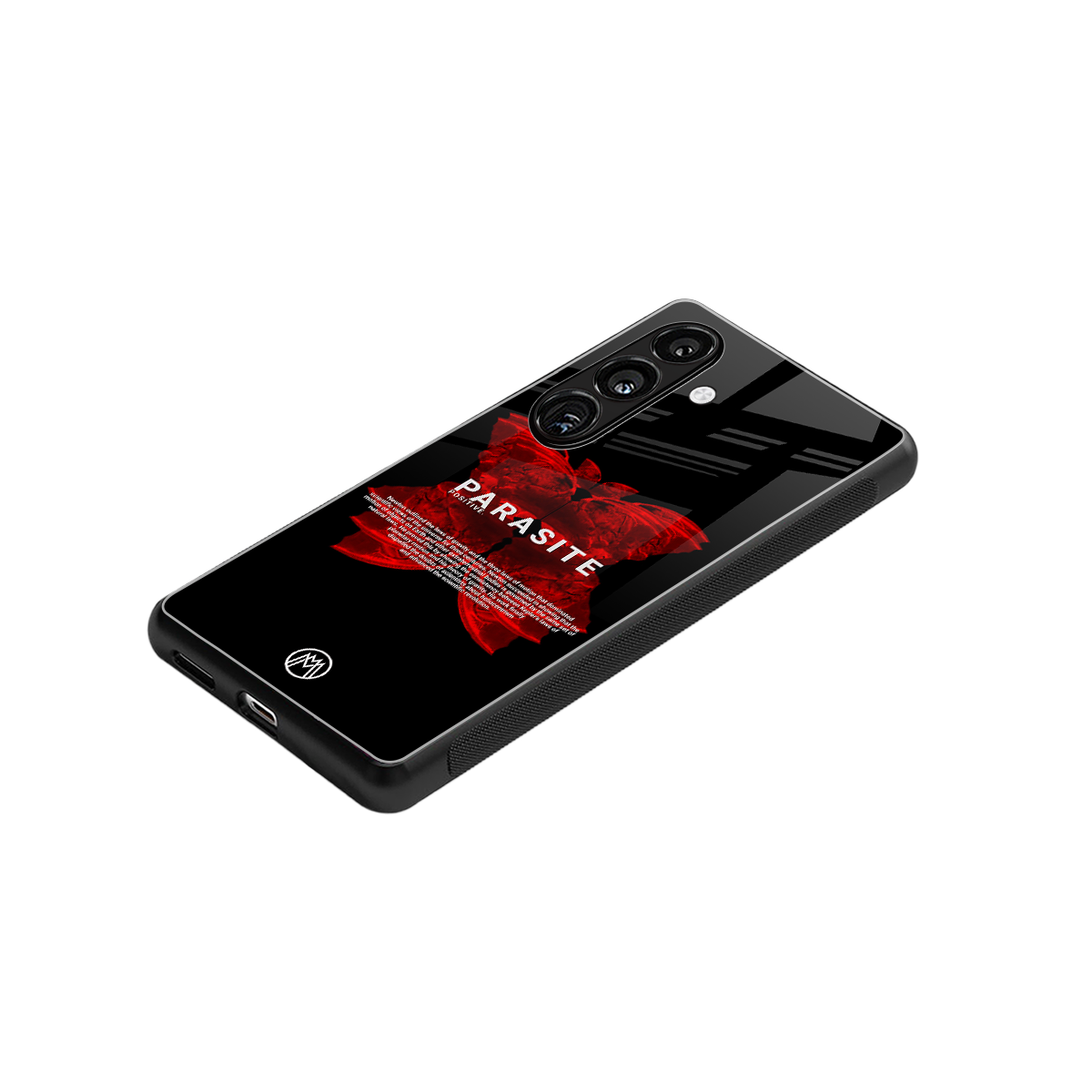 parasite positive back phone cover | glass case for samsung galaxy s24 plus