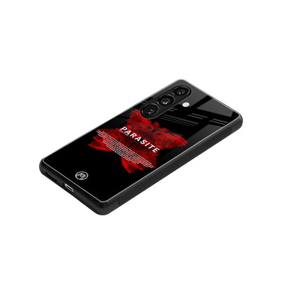 parasite positive back phone cover | glass case for samsung galaxy s24 fe