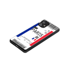 paris boarding pass ticket back phone cover | glass case for nothing phone 1