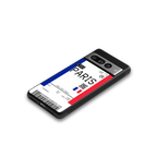 paris boarding pass ticket back phone cover | glass case for google pixel 7 pro