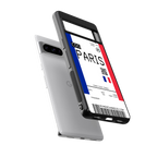 paris boarding pass ticket back phone cover | glass case for google pixel 8 pro