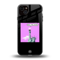 party hard bitches back phone cover | glass case for iphone 15 plus
