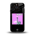 party hard bitches back phone cover | glass case for iphone 15 pro
