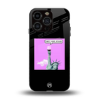 party hard bitches back phone cover | glass case for iphone 15 pro