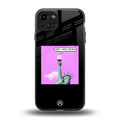 party hard bitches back phone cover | glass case for iphone 15
