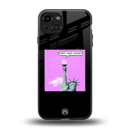 party hard bitches back phone cover | glass case for iphone 15