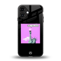 party hard bitches back phone cover | glass case for iphone 16 plus
