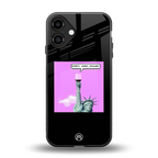 party hard bitches back phone cover | glass case for iphone 16 plus