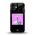 party hard bitches back phone cover | glass case for iphone 16