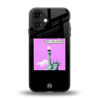 party hard bitches back phone cover | glass case for iphone 16