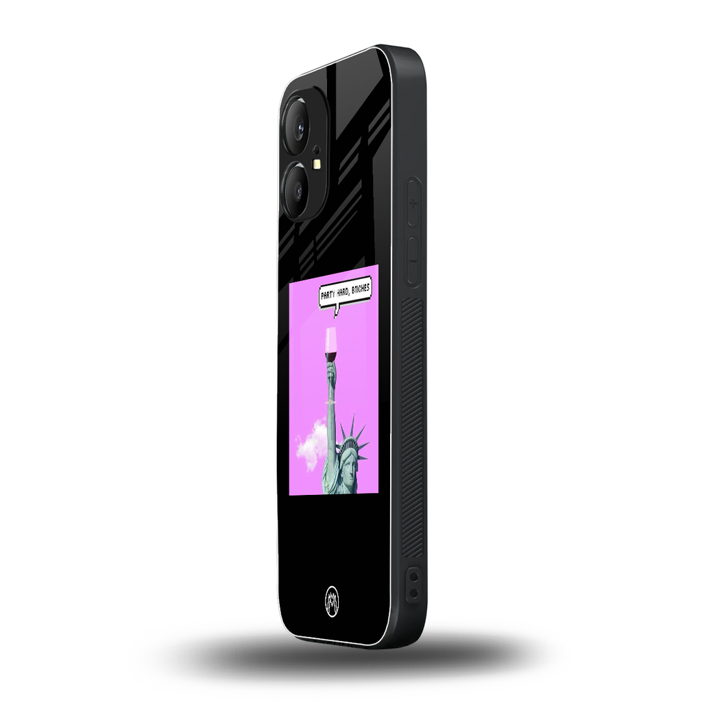 party hard bitches back phone cover | glass case for nothing phone 1