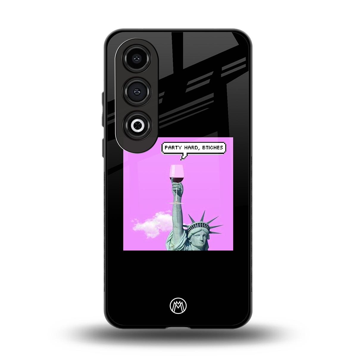 party hard bitches back phone cover | glass case for oneplus nord ce 4