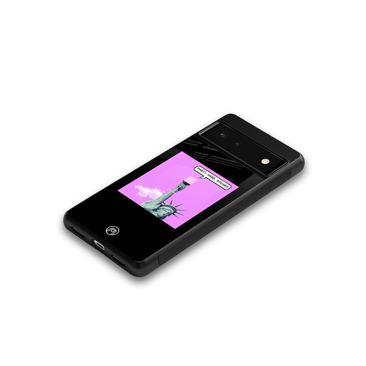 party hard bitches back phone cover | glass case for Google Pixel 6A
