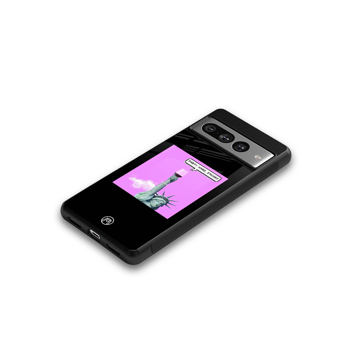 party hard bitches back phone cover | glass case for google pixel 7 pro