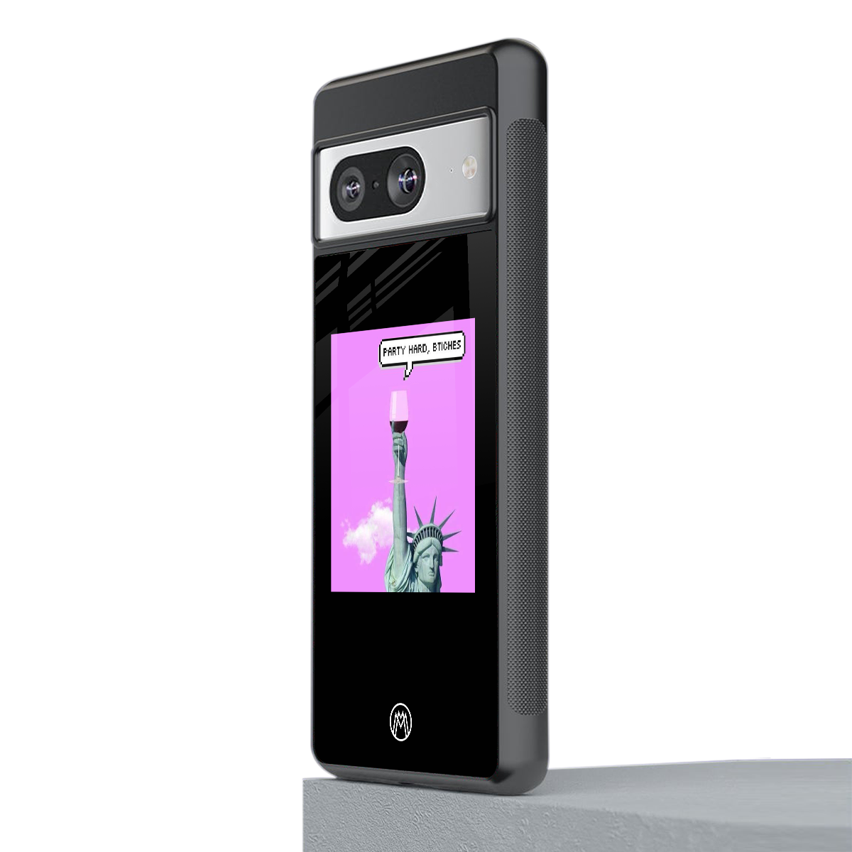 party hard bitches back phone cover | glass case for Google Pixel 8