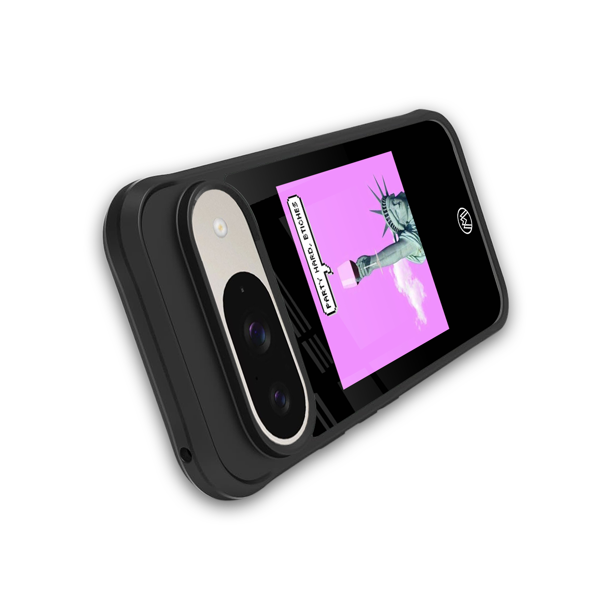 party hard bitches back phone cover | glass case for google pixel 9