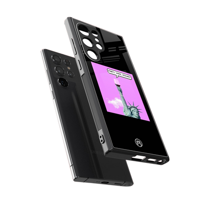 party hard bitches back phone cover | glass case for samsung galaxy s23 ultra