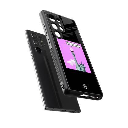 party hard bitches back phone cover | glass case for samsung galaxy s25 ultra