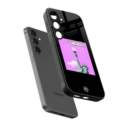 party hard bitches back phone cover | glass case for samsung galaxy s24 plus