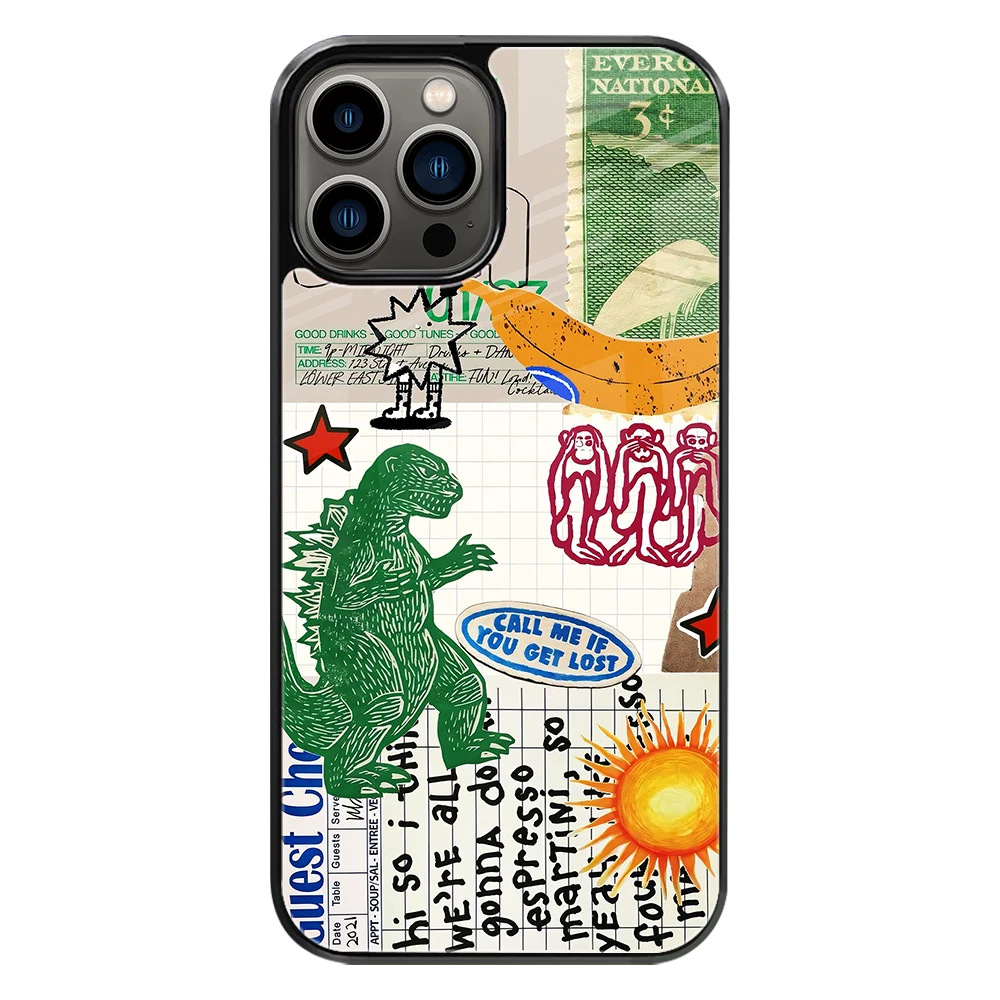 Premium Glass Back Mobile Phone Cover for iPhone, Samsung, OnePlus, Google Pixel, Redmi, Oppo, Vivo & Realme
