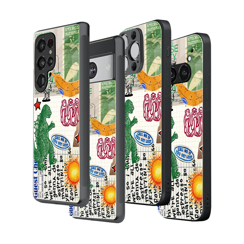 Stylish Glass Back Case for All Smartphones iPhone, Samsung, OnePlus, Pixel, Redmi, Oppo, Vivo, Motorola