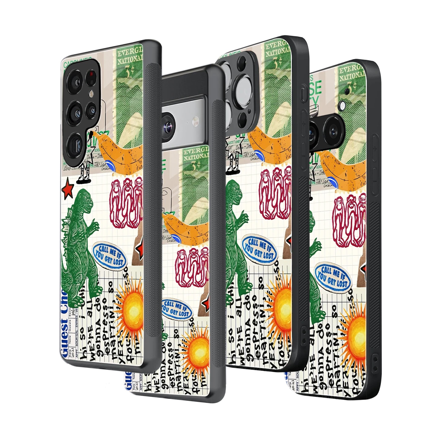 Stylish Glass Back Case for All Smartphones iPhone, Samsung, OnePlus, Pixel, Redmi, Oppo, Vivo, Motorola