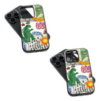 Trendy Glass Back Mobile Case for iPhone, Samsung, Redmi, OnePlus, Google Pixel, Motorola