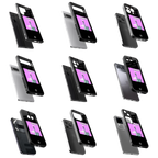 Durable Glass Back Mobile Case for iPhone, Samsung, OnePlus, Google Pixel, Redmi, Vivo, Oppo