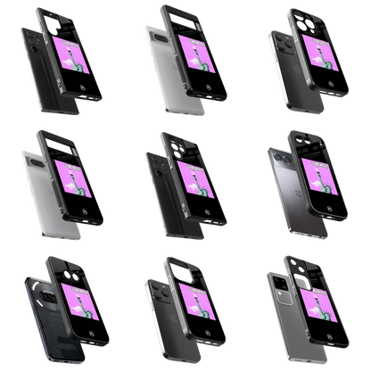 Durable Glass Back Mobile Case for iPhone, Samsung, OnePlus, Google Pixel, Redmi, Vivo, Oppo