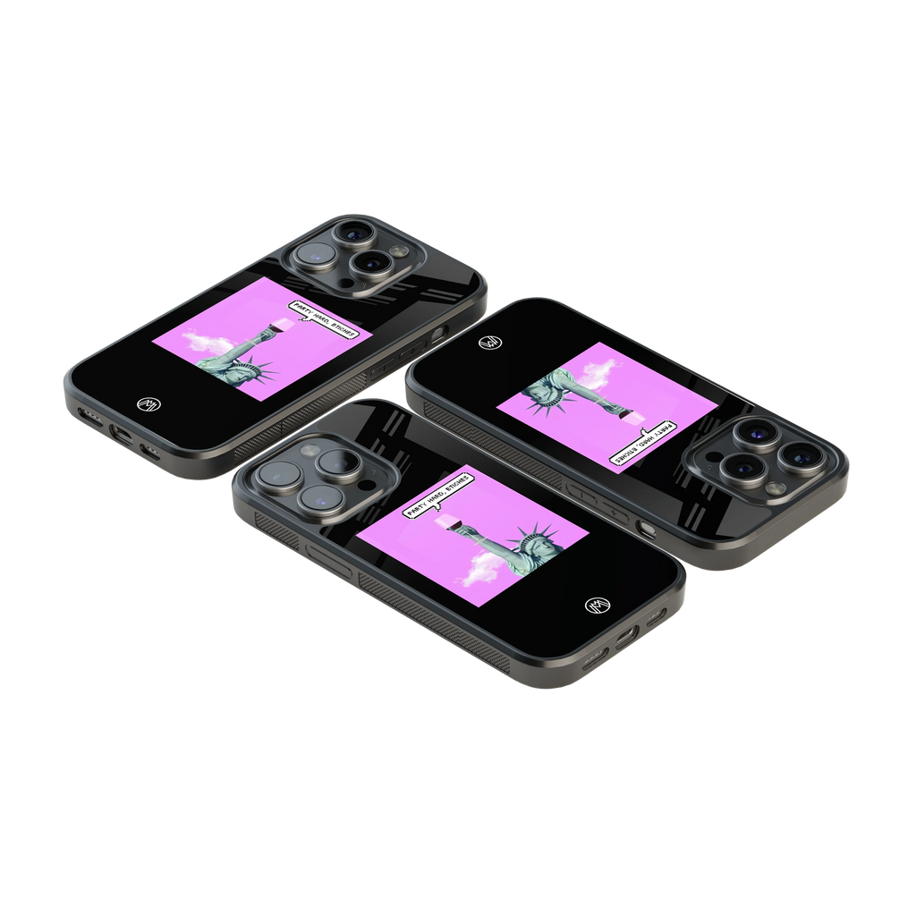 Luxury Glass Back Mobile Cover for iPhone, Samsung Galaxy, OnePlus, Pixel, Redmi & More