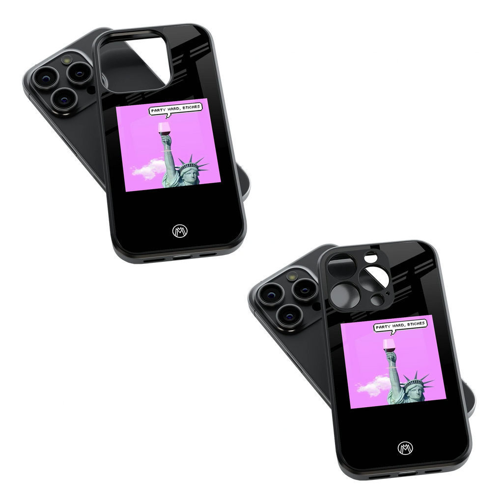 Trendy Glass Back Mobile Case for iPhone, Samsung, Redmi, OnePlus, Google Pixel, Motorola