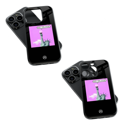 Trendy Glass Back Mobile Case for iPhone, Samsung, Redmi, OnePlus, Google Pixel, Motorola