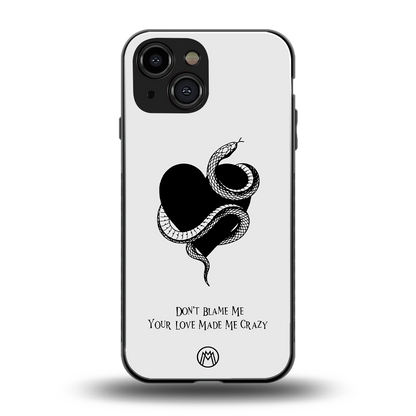 passionate back phone cover | glass case for iphone 13 mini
