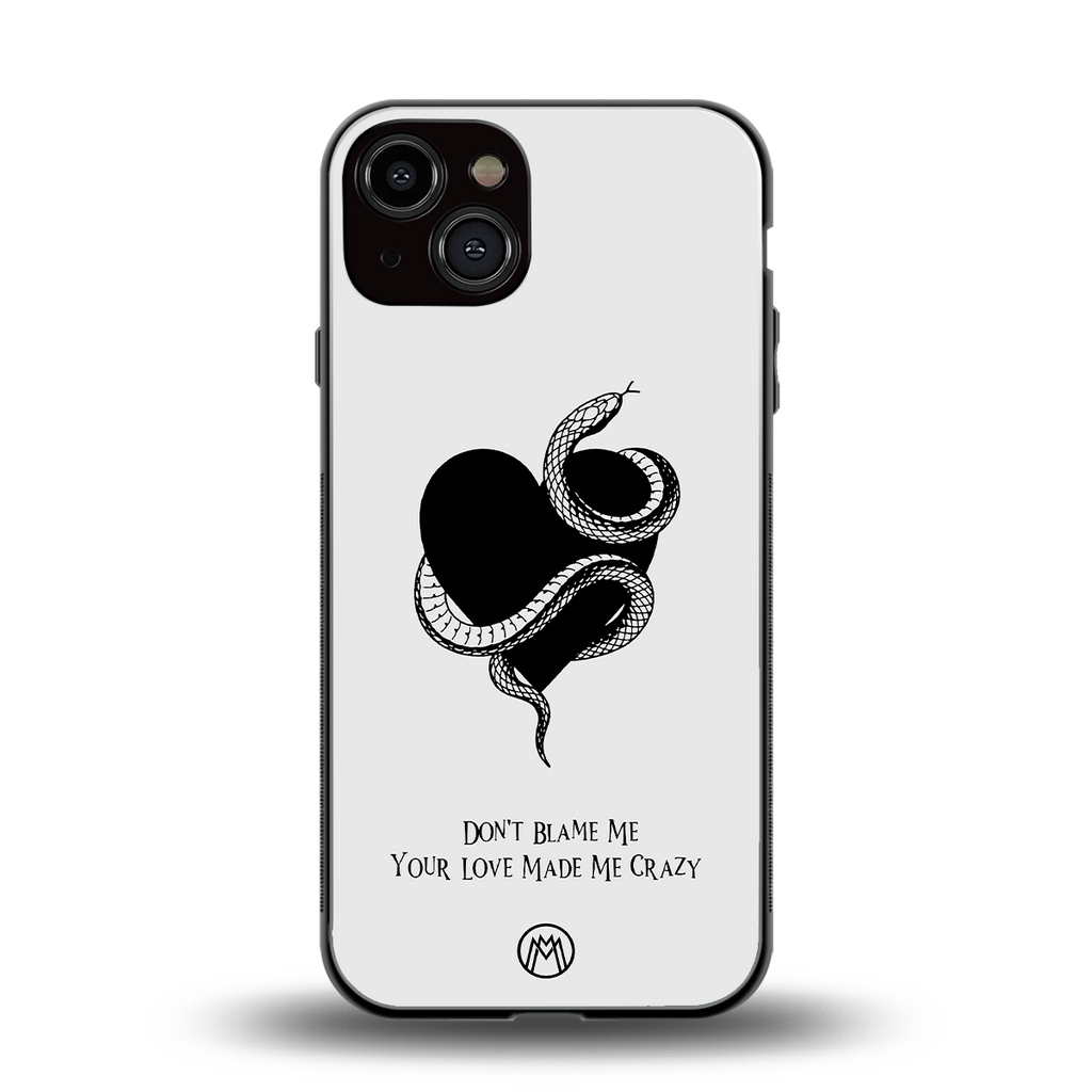 passionate back phone cover | glass case for iphone 13