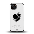 passionate back phone cover | glass case for iphone 13