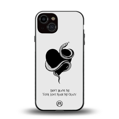 passionate back phone cover | glass case for iphone 13