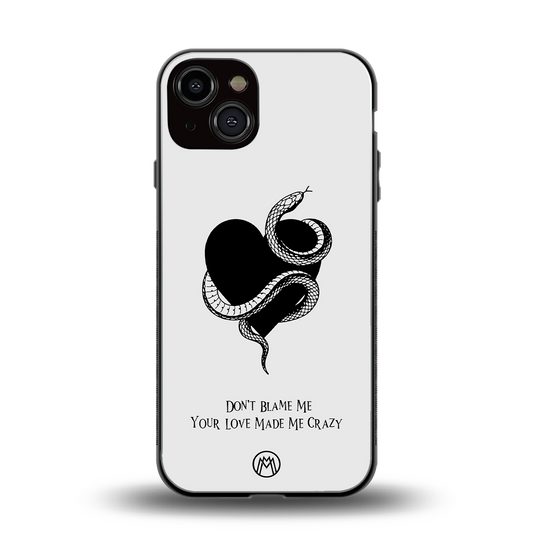passionate back phone cover | glass case for iphone 13