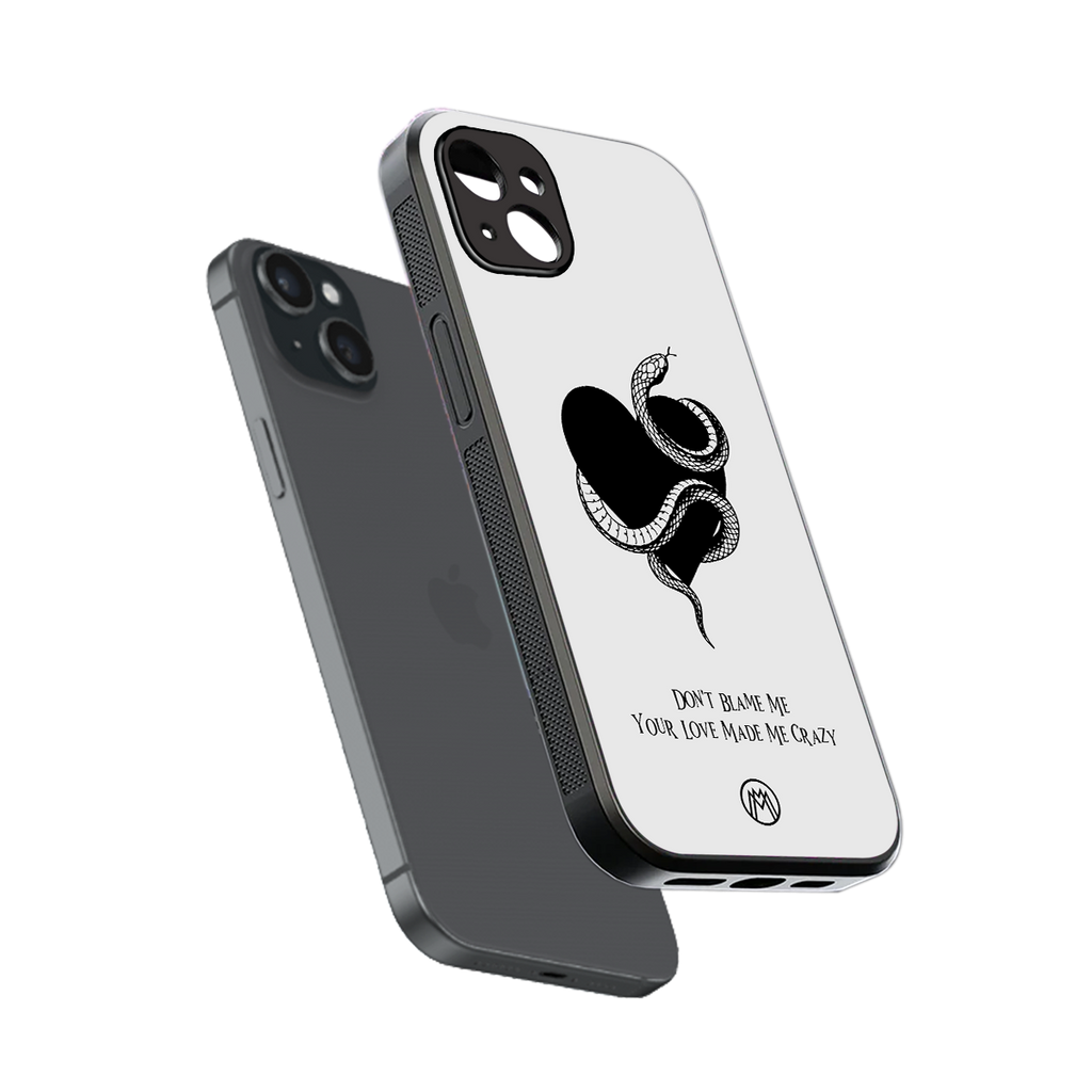 passionate back phone cover | glass case for iphone 14 plus