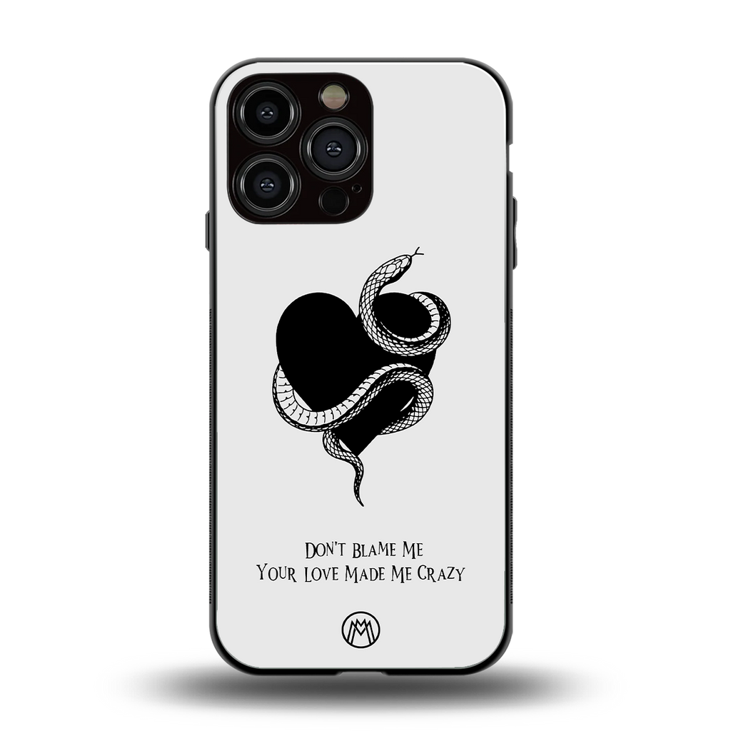 passionate back phone cover | glass case for iphone 15 pro max