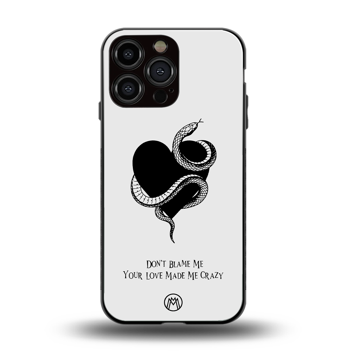 passionate back phone cover | glass case for iphone 15 pro max