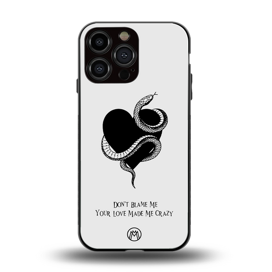 passionate back phone cover | glass case for iphone 14 pro max