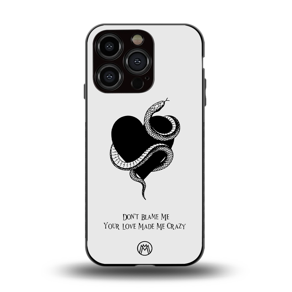 passionate back phone cover | glass case for iphone 15 pro