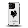 passionate back phone cover | glass case for iphone 15 pro