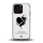 passionate back phone cover | glass case for iphone 15 pro